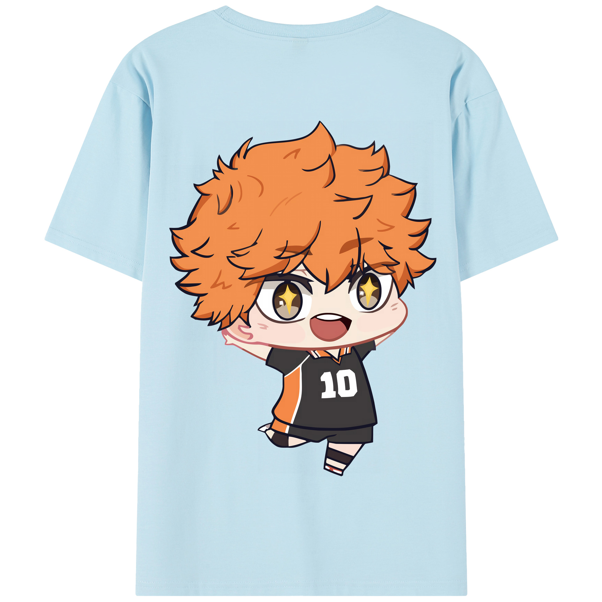 （画像用） ハイキュー!! Haikyu!! 綿100％半袖Tシャツ（背面プリント）